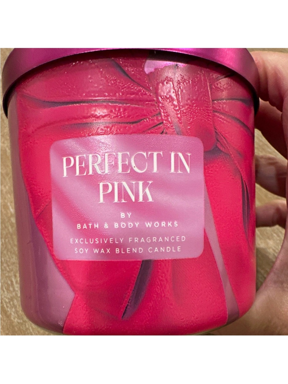 Bath & Body Works Pink Decorative Scented Candle Tin